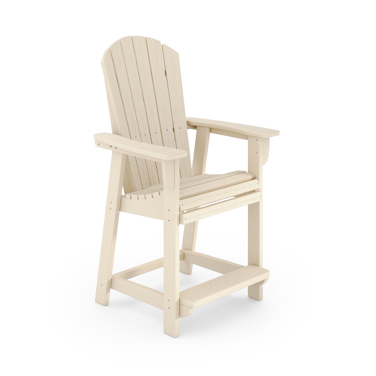 SoPoly St Simons Fan Back Counter Chair (Premium)