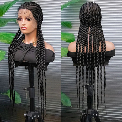 KIMA Cornrow & Box Braids Wig | Full Lace with Baby Hair