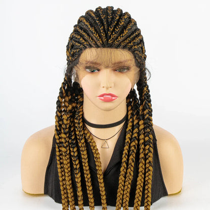 KIMA Cornrow Box Braids Wig with Baby Hair | Full Lace & Lace Front Options