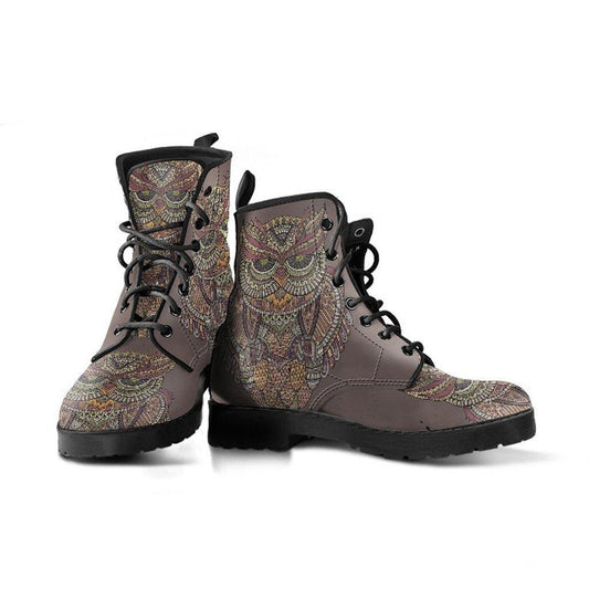 Woodland Owl Women's Leather Boots