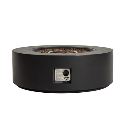 40' Round Outdoor Propane Fire Pit Table
