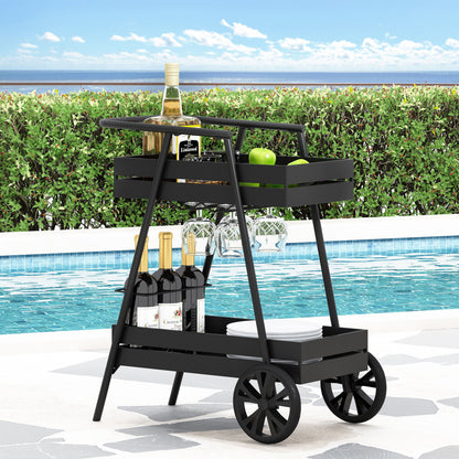 Modern Industrial Bar Cart