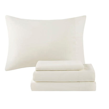 12 Piece Comforter Set with Cotton Bed Sheets Blue King