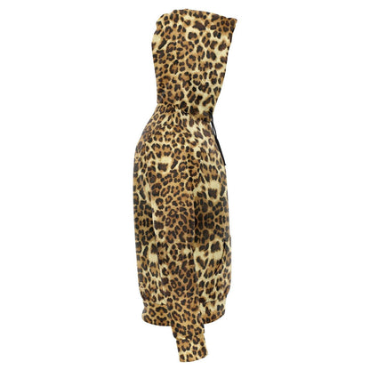 Leopard Print Pullover Hoodie
