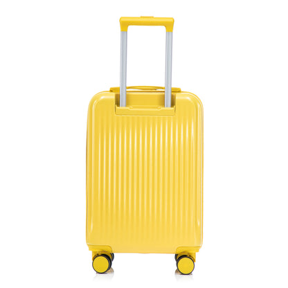 14'/20' 2-Piece ABS Spinner Wheel Luggage Set with Combination Lock