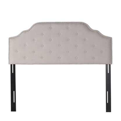 Luella Button Tufted Upholstered Headboard