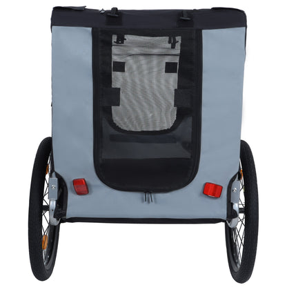 Large Folding Bike Trailer for Dogs – 66LB Capacity All-Terrain Pet Carrier