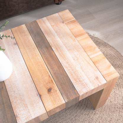 Modern Rustic Coffee Table – 48.2' Rectangular Center Table for Living Room