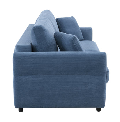 Haran Fabric Pull-Out Sleeper with Storage
