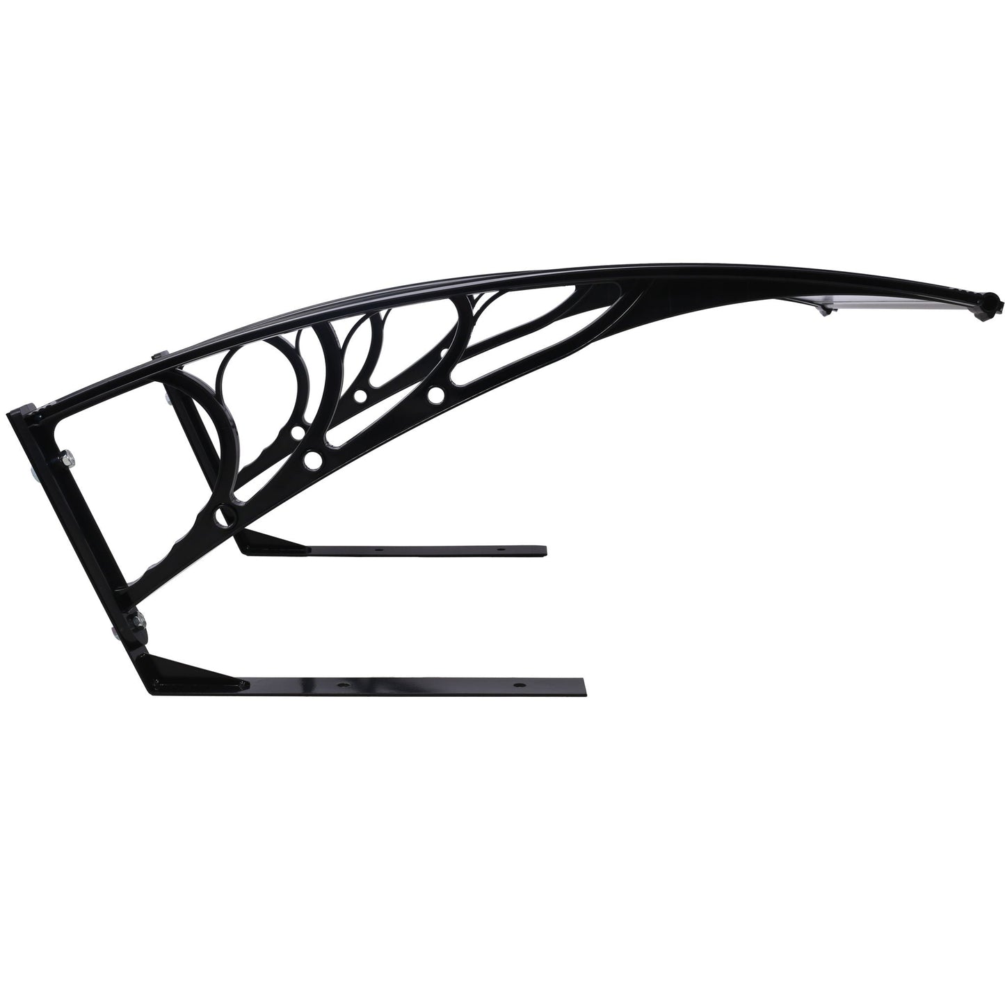 Weather Resistant Polycarbonate Canopy Outdoor Shade Cover For Robotic Lawn Mowers - Black