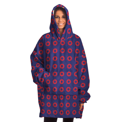 Phish Premium Sherpa Snug Hoodie | WEARABLE BLANKET | Fishman Donuts