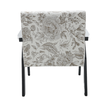 Mid-Century Modern Lounge Armchair - Seat Cushion (Beige + Grey)