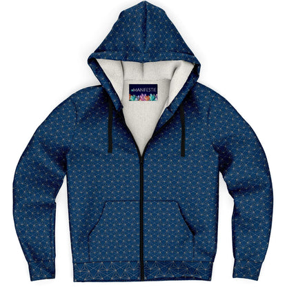 Topaz Sacred Connections Premium Sherpa Lined Zip Hoodie