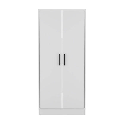 Canaan 2-Piece Bedroom Set, Armoire + Dresser, White