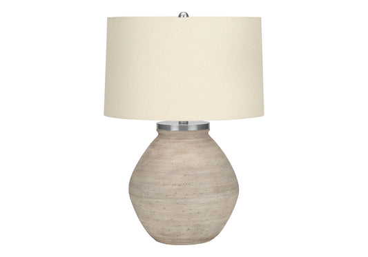 Lighting Table Lamp Concrete Resin Contemporary - Cream