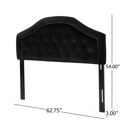 Kaarina Contemporary Tufted Fabric Headboard