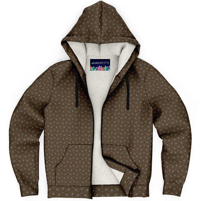 Sandstone Sacred Connections Premium Sherpa Lined Zip Hoodie