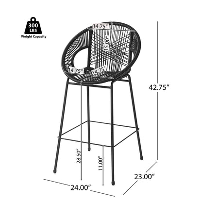 Ferrara Outdoor Patio Barstool (Set of 2)