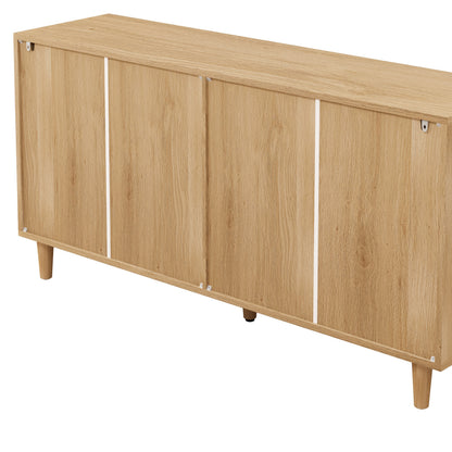 6-Drawers Rattan Storage Cabinet Natural