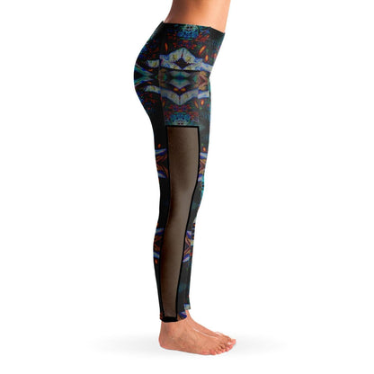 THIRD EYE PREMIUM MESH POCKET YOGA LEGGINGS