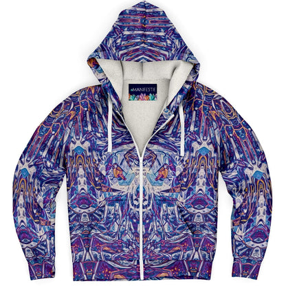 Spider Queen Premium Sherpa Lined Zip Hoodie