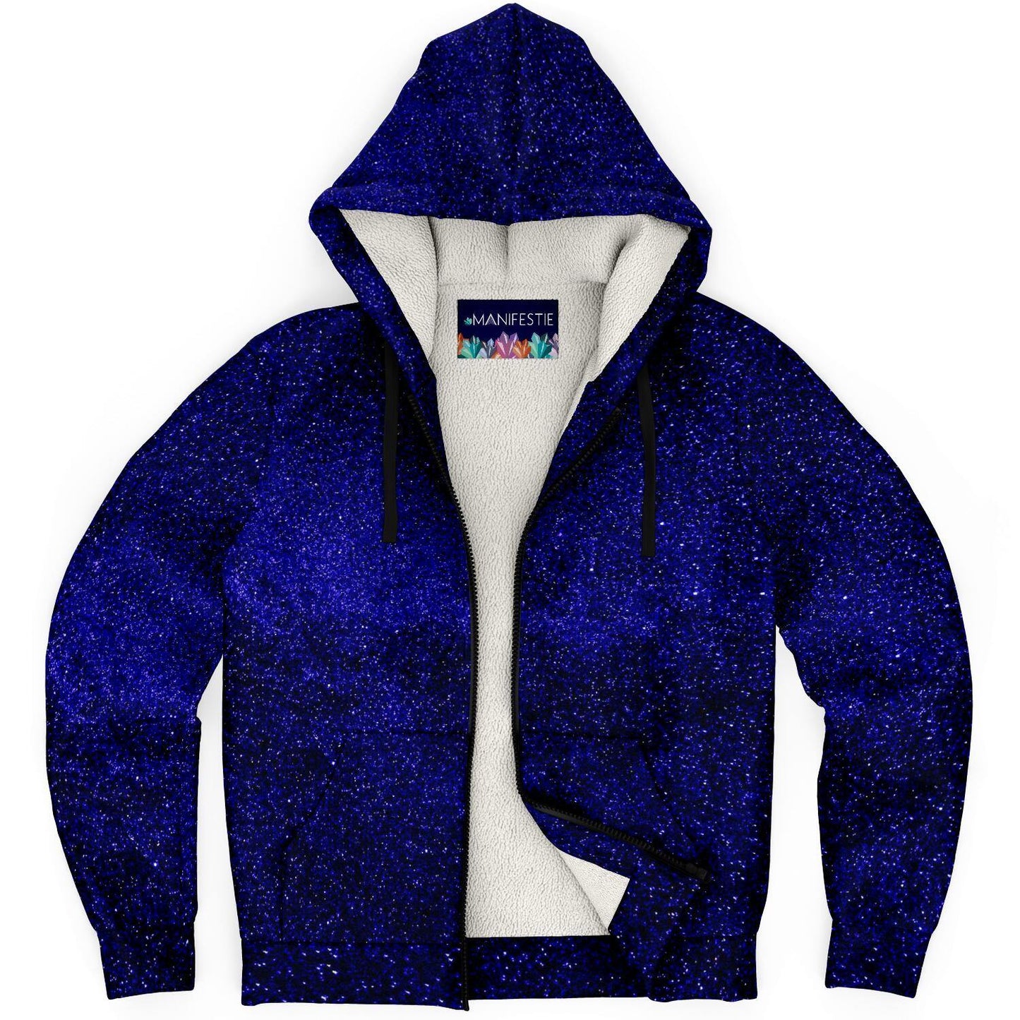 Galaxy Premium Sherpa Lined Zip Hoodie