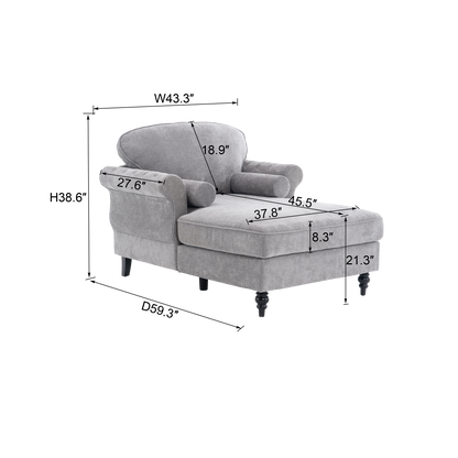 Oversized Chaise Lounge Indoor
