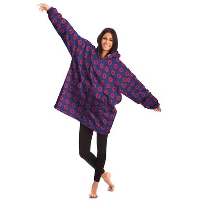 Phish Premium Sherpa Snug Hoodie | WEARABLE BLANKET | Fishman Donuts