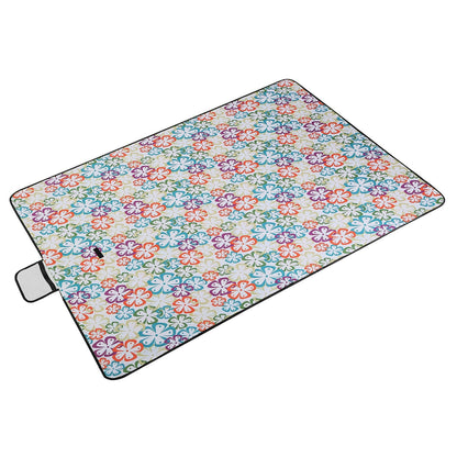 60" x 78" Waterproof Picnic Blanket Handy Mat with Strap Foldable Camping Rug for Camping Hiking Grass Travelling