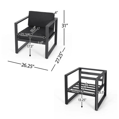 Navan Outdoor Patio Club Chair