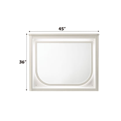 Laveda Mirror With LED - White