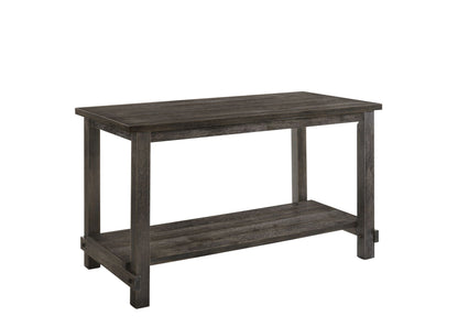 Martha II 7-Piece Counter Height Dining Room Set - Gray