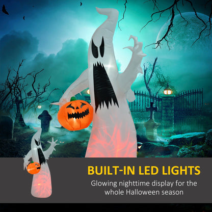 5.9' Towering LED-Lit Inflatable Ghost