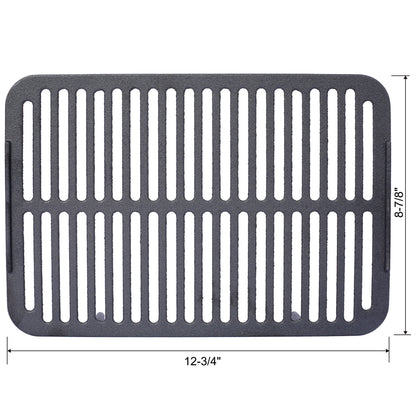 Oval Cast Iron Grill Outdoor Portable Charcoal Tabletop Skillet