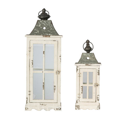 Wooden Candle Lantern Decorative Hurricane Lantern Holder