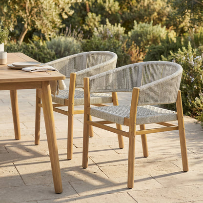Outdoor Accent Chair Set 2 Person Seating Group