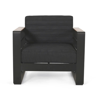 Giovanna Club Chair Set With Aluminum Frame