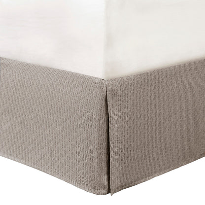 7 Piece Herringbone Comforter Set Neutral Queen