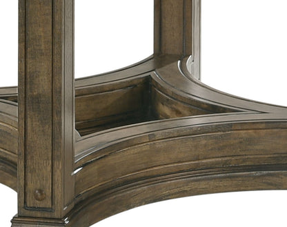 Parfield 5 Pieces Round Dining Room Set - Light Brown / Oak