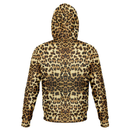 Leopard Print Pullover Hoodie