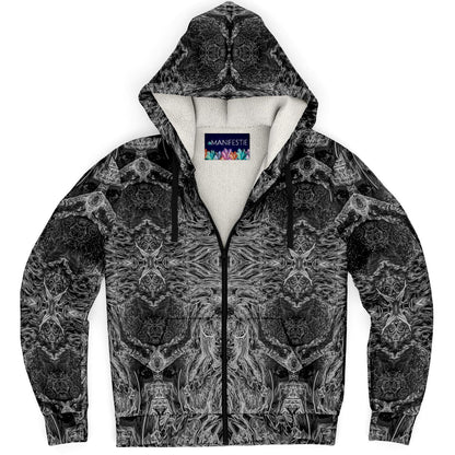 Shadow Premium Sherpa Lined Zip Hoodie