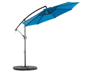 10ft Offset Hanging Market Patio Umbrella with Easy Tilt Adjustment