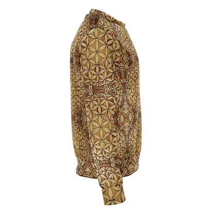 GOLD FLOWER OF LIFE unisex PREMIUM SWEATSHIRT