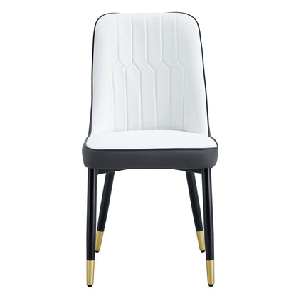 Modern Dining Chair With Metal Leg