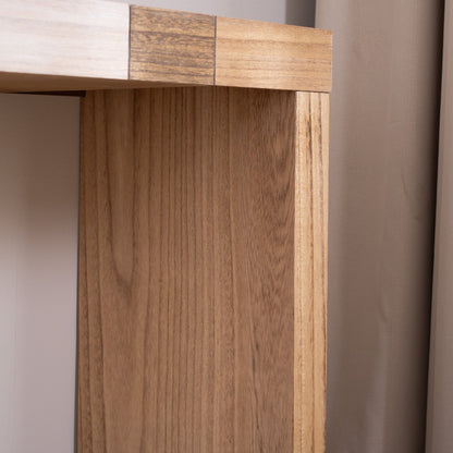 Modern Console Table, 62' Long Entryway Table with Chevron Patterned Top