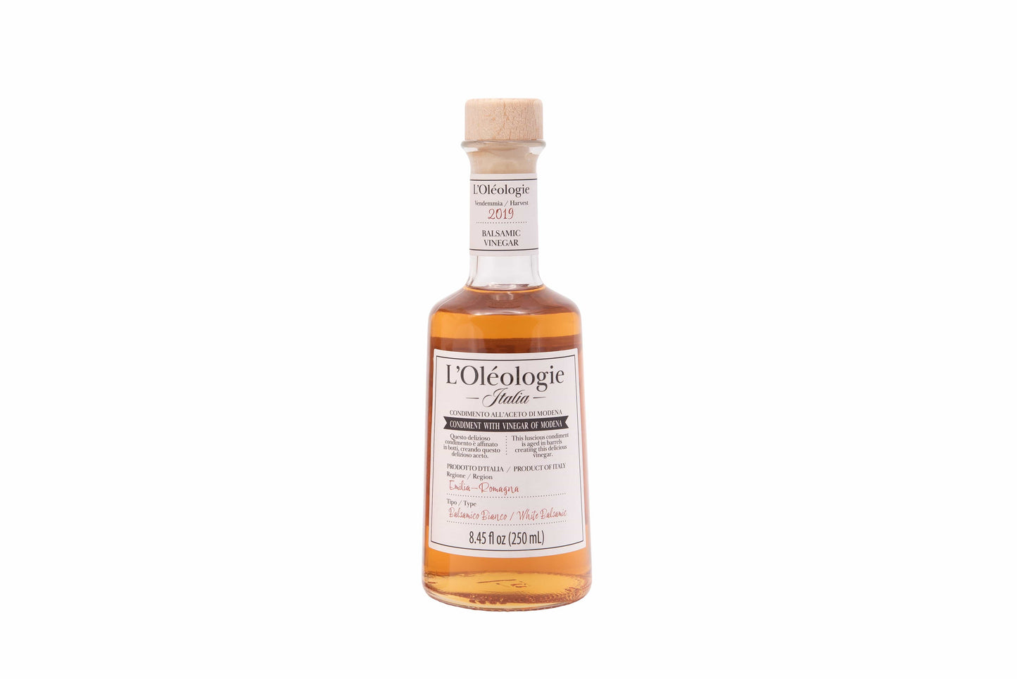 L'Oléologie White Italian Balsamic Vinegar (3 Yr) 250ml