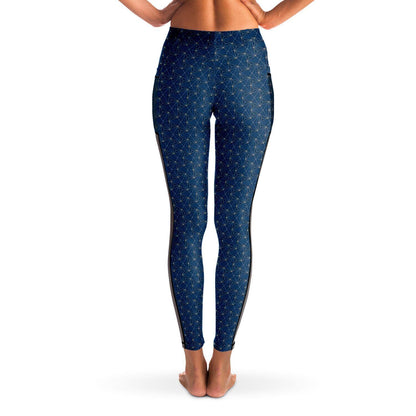 TOPAZ SACRED CONNECTIONS PREMIUM MESH POCKET YOGA LEGGINGS