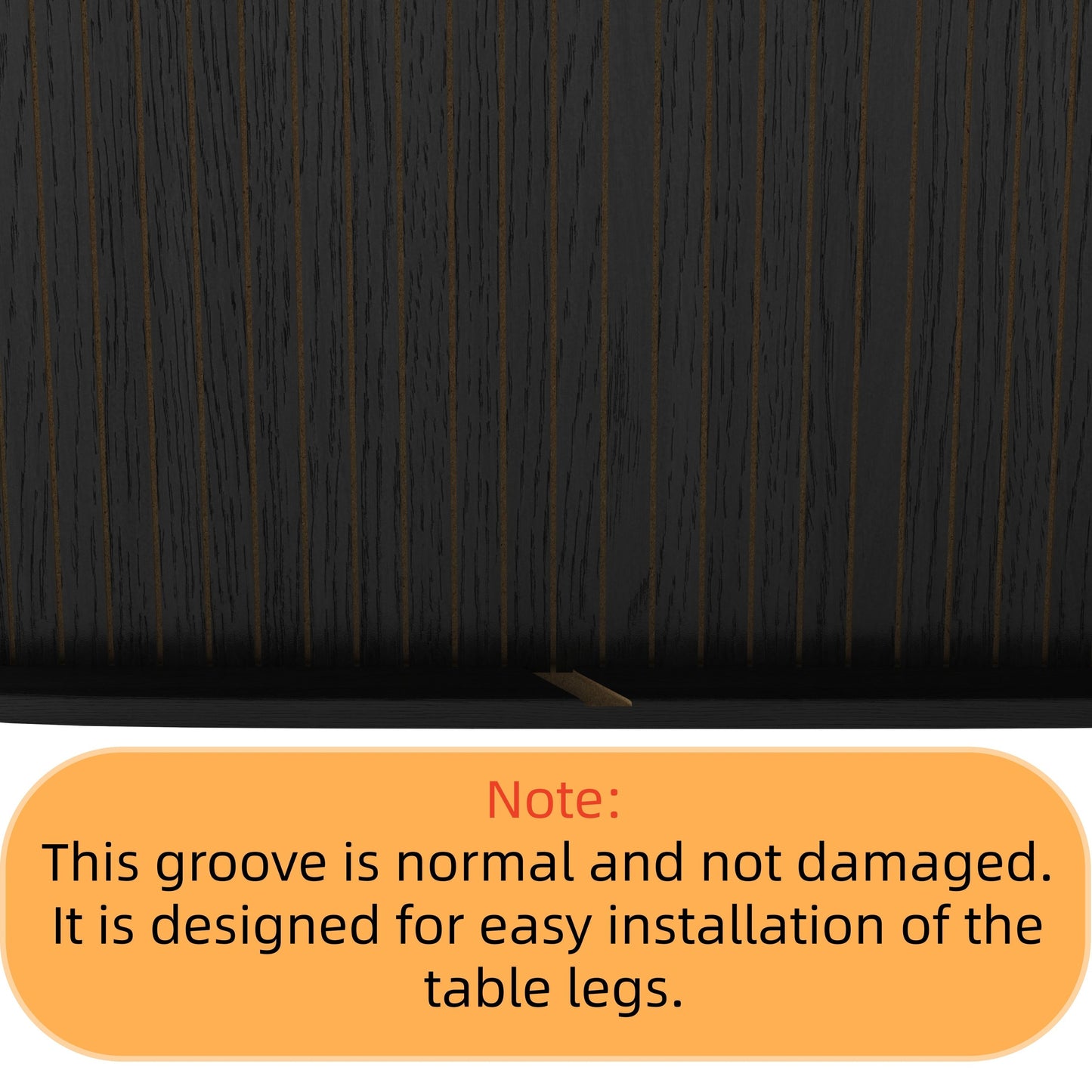 55.11'-70.86' Extendable Dining Table with Striped Legs
