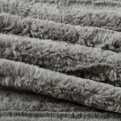 King/Cal King Faux Fur Down Alternative Comforter Mini Set