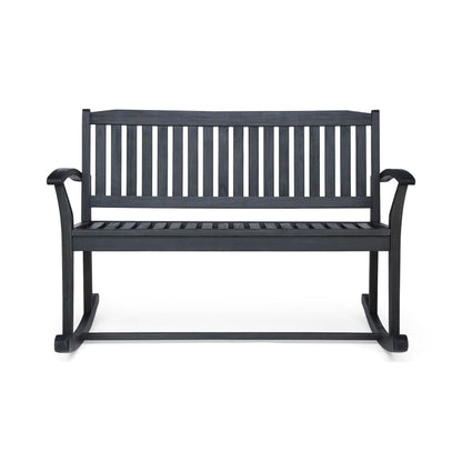Baxter Rocking Loveseat - Dark Gray